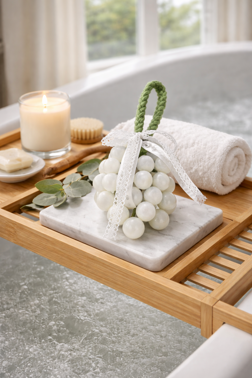 White Crystal Grape Cluster